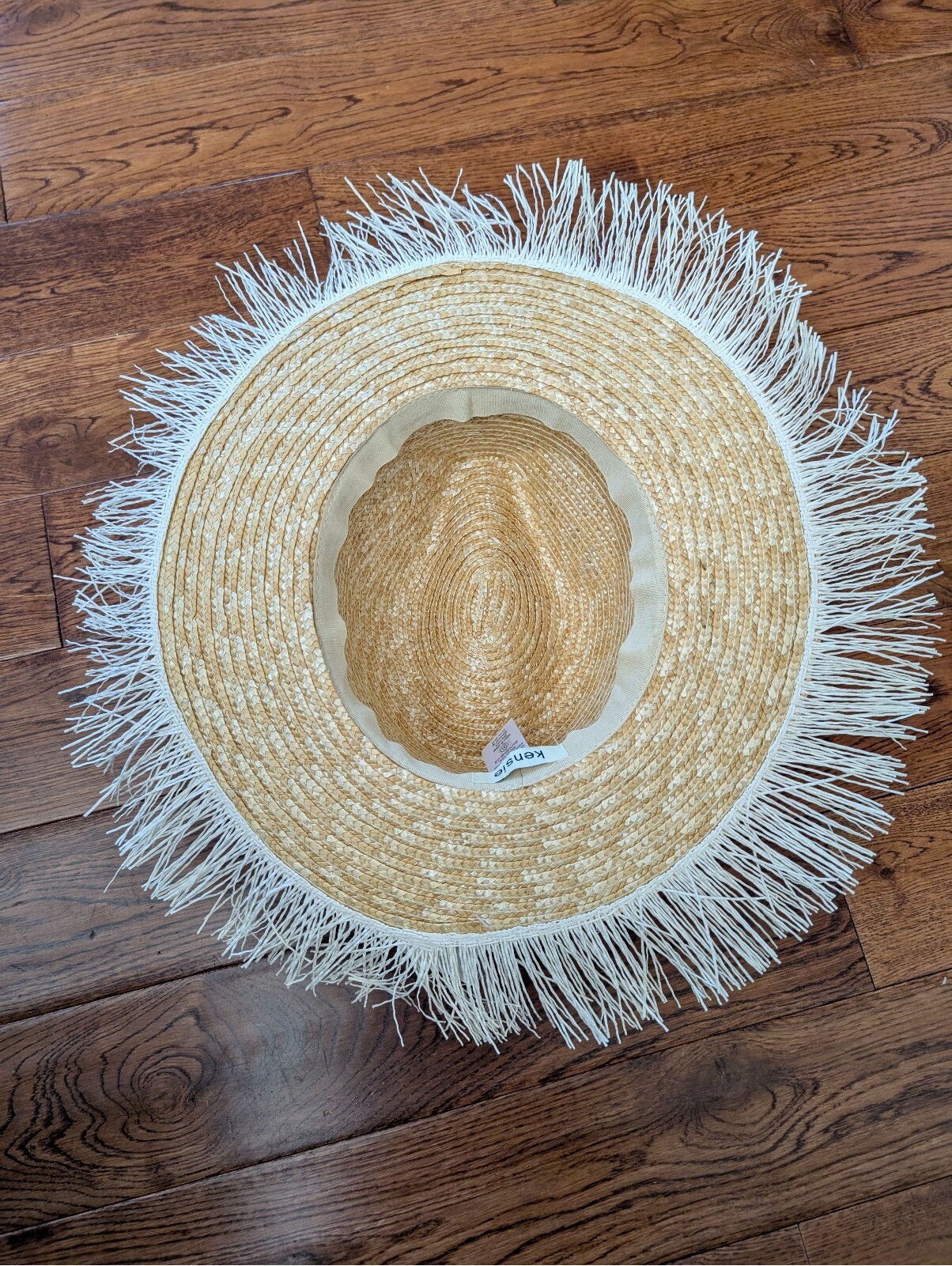 Kensie Straw Hat With Fringe Nwt — image 6 of 8